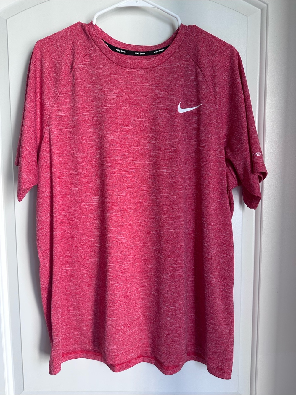 Nike Men’s Heathered Red Short-Sleeve Dri-FIT Tee